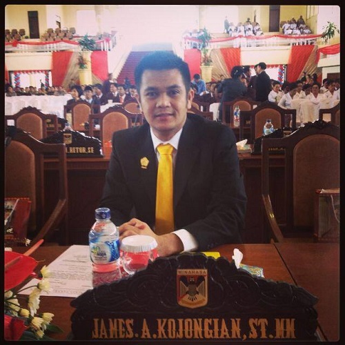 James Arthur Kojongian Anggota DPRD Minahasa