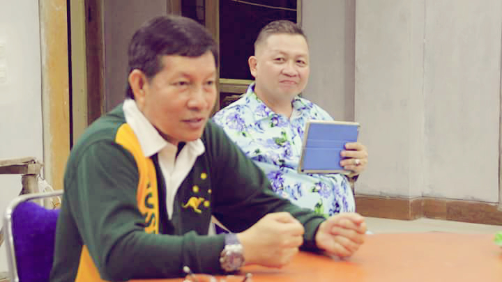 Walikota G S Vicky Lumentut dan Ketua Tim Satgas Gempita Pemkot Manado Drs Musa Hans Tinangon