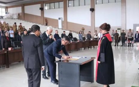 Peresmian dan Pengucapan/Janji, Paulman Stevanus Runtuwene sebagai Wakil Ketua DPRD Minsel, masa jabatan 2024-2029