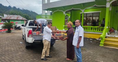 Gerindra Bolmong Salurkan Bantuan untuk Korban Banjir Bandang Solimandungan II. Hardjono: Partai Harus Hadir Saat Rakyat Tertimpa Musibah