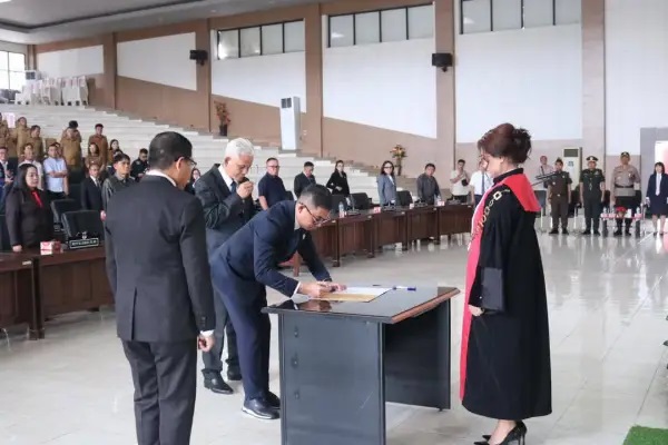 Peresmian dan Pengucapan/Janji, Paulman Stevanus Runtuwene sebagai Wakil Ketua DPRD Minsel, masa jabatan 2024-2029