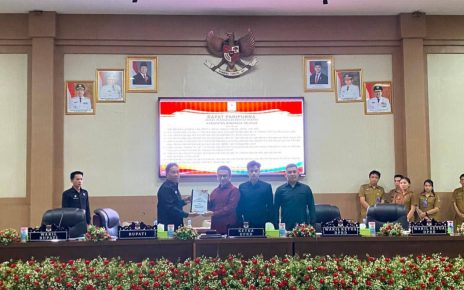 Suasana di Sidang Paripurana DPRD Minsel