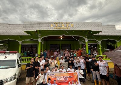 TIDAR Sulut Serahkan Bantuan Korban Banjir Bandang di Bolmong