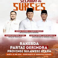 Squad TIDAR Diterjunkan Back Up Panitia Untuk Kesuksesan Hajatan Rakerda Gerindra Sulut