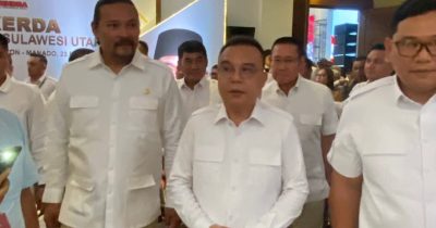 Sufmi Dasco Hadiri Rakerda Gerindra Sulut Secara Mendadak, Tegaskan Mesin Partai Mulai Dipanaskan