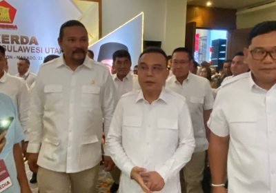 Dasko Hadiri Rakerda Perkuat Kepemimpinan YSK Sebagai Ketua Gerindra Sulut