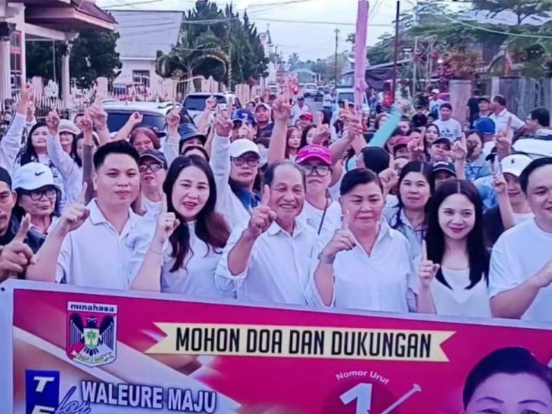 Tatty Pangkey Usung Visi Desa Maju dan Sejahtera, Fokus Tingkatkan Kesejahteraan Warga Waleure